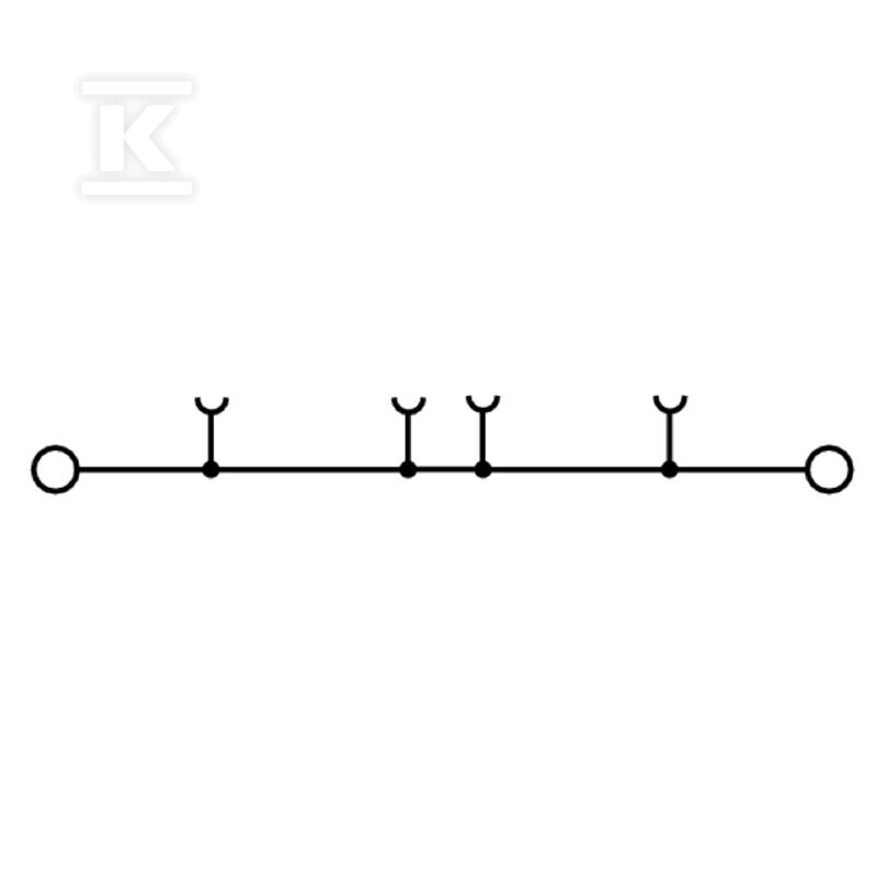 Блок клем проходного пружинного - 1770370000