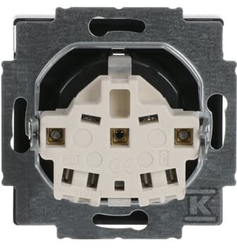 Gniazdo SCHUKO z polem opisowym z - 2CKA002011A3802