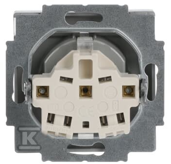 Gniazdo SCHUKO z polem opisowym z - 2CKA002011A3810