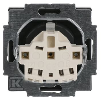 Gniazdo SCHUKO z polem opisowym z - 2CKA002011A3884