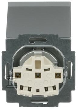 Gniazdo SCHUKO z klapką blokada klapki - 2CKA002018A1487