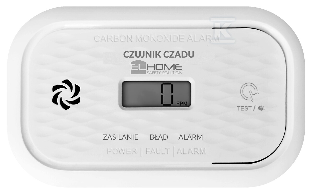 Czujnik czadu "EL HOME" CD-18A2v2300/B - A21A477