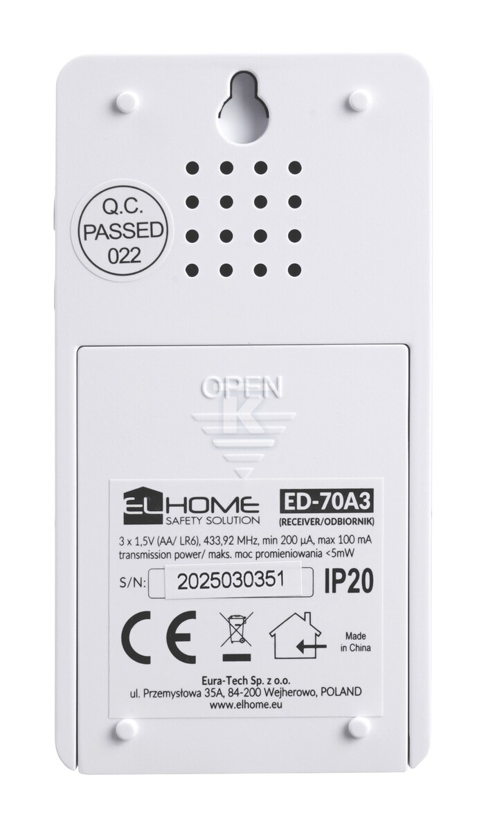 Sygnalizator wejść "EL HOME" ED-70A3 z - A31A470