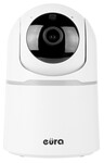 Kamera IP WiFi "EURA" IC-01A3 - bezprzewodowa, wewnętrzna, 5.0 MPx, obsługa kart SD 128GB, głośnik i mikrofon, 2,4 GHz, Tuya