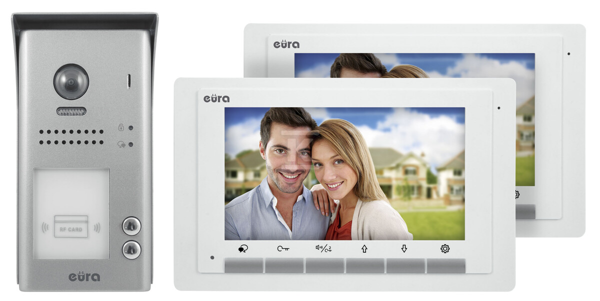 Wideodomofon "EURA" VDP-70A5/N WHITE - A51A170