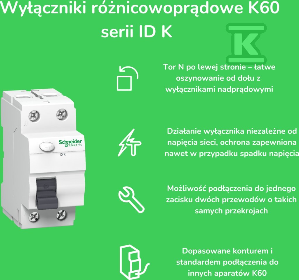 IDK-40-2-30-AC proudový chránič 40A - A9Z05240