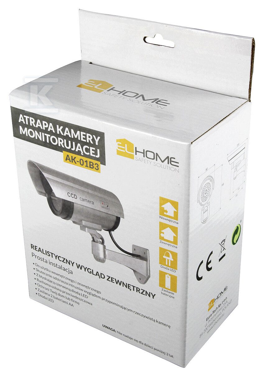 Atrapa kamery "EL HOME" AK-01B3 - - B31B111
