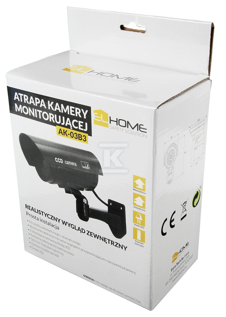 Atrapa kamery "EL HOME" AK-03B3 - - B31B113