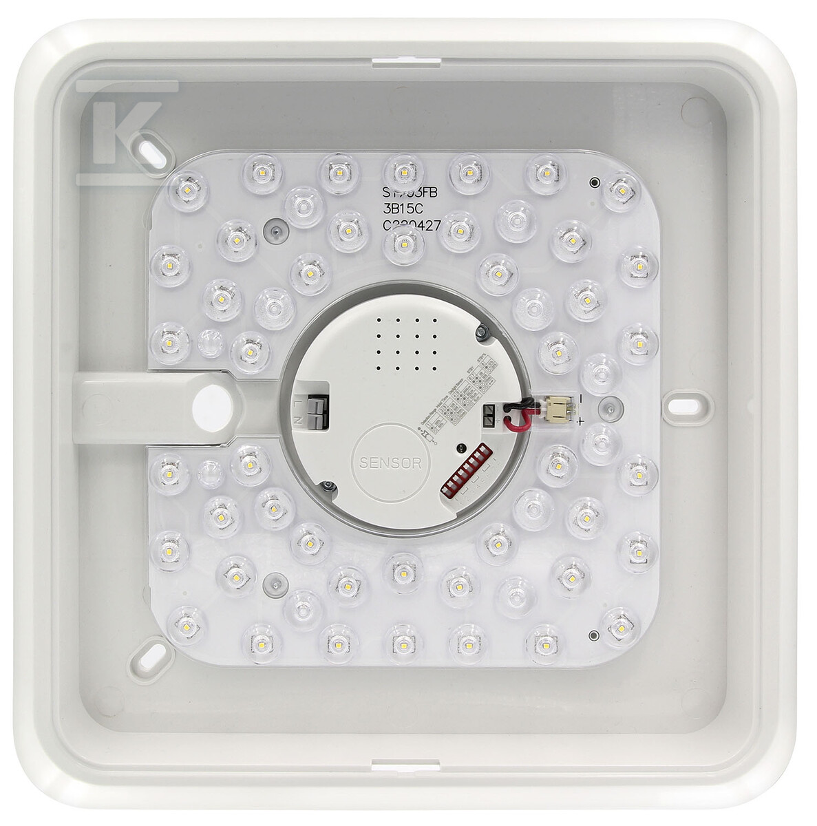 Plafon LED z mikrofalowym czujnikiem - B71A901