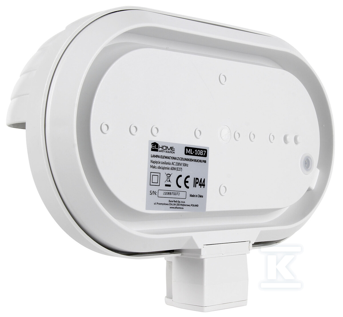 Lampa elewacyjna z czujnikiem ruchu "EL - B71A910