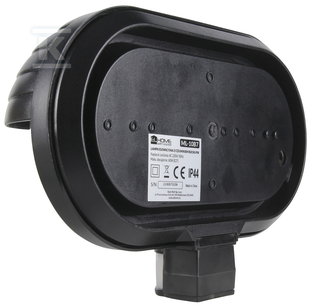 Lampa elewacyjna z czujnikiem ruchu "EL - B71A911