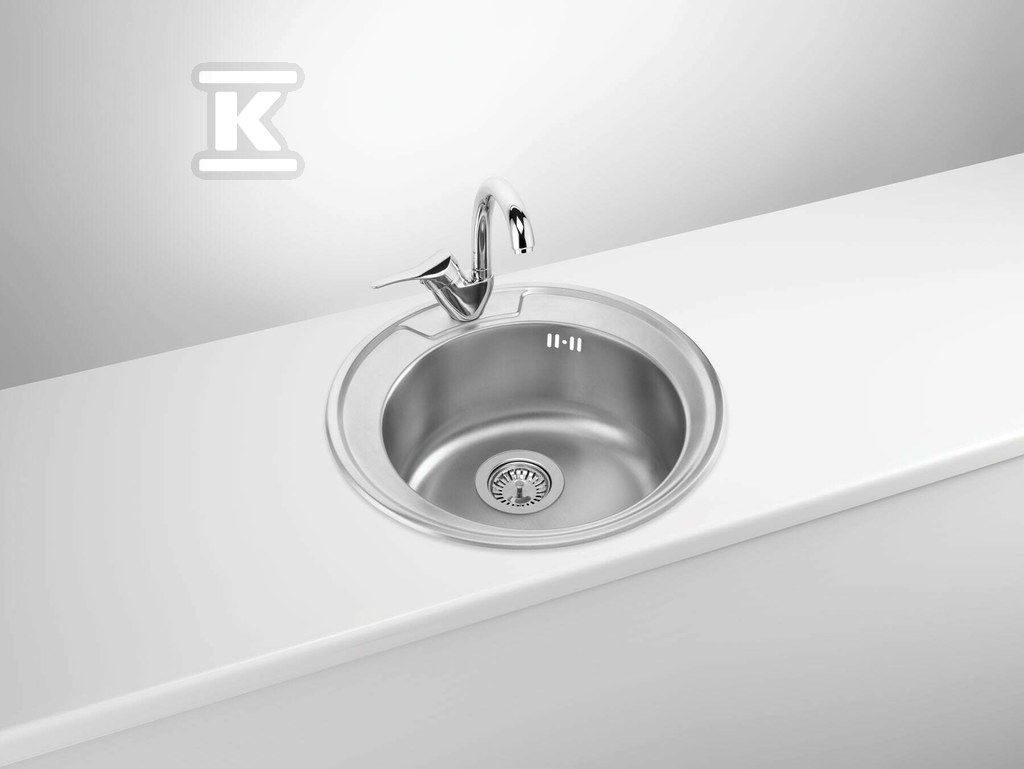 JOKO chrome sink mixer with "f" spout - BOJ_066M