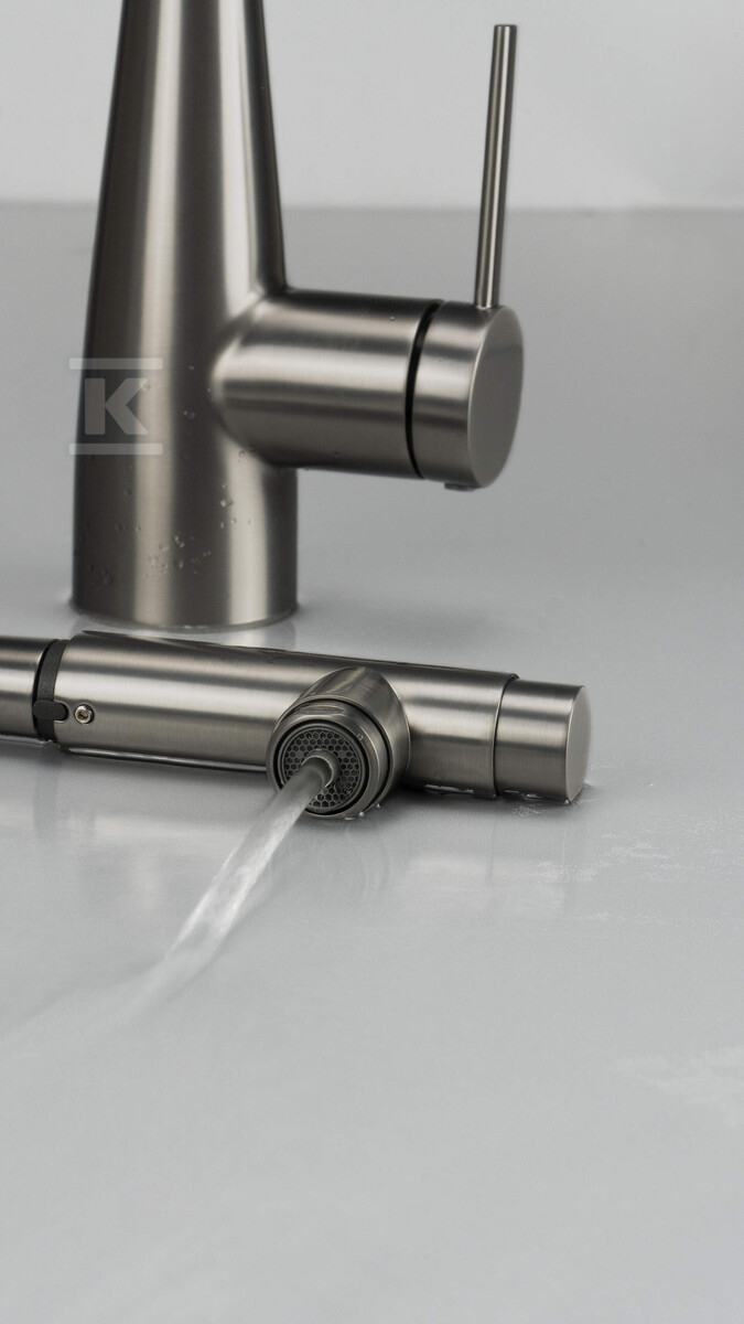 Змішувач для кухні Eridan, титан, з - BRE_D75M