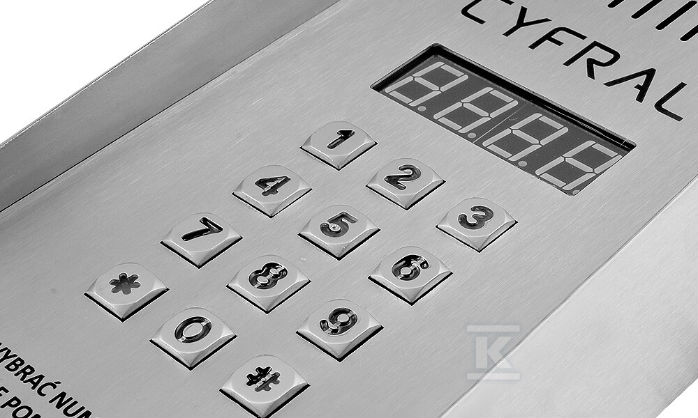 Panel cyfrowy "CYFRAL" PC-3000R, wąski - C41A245