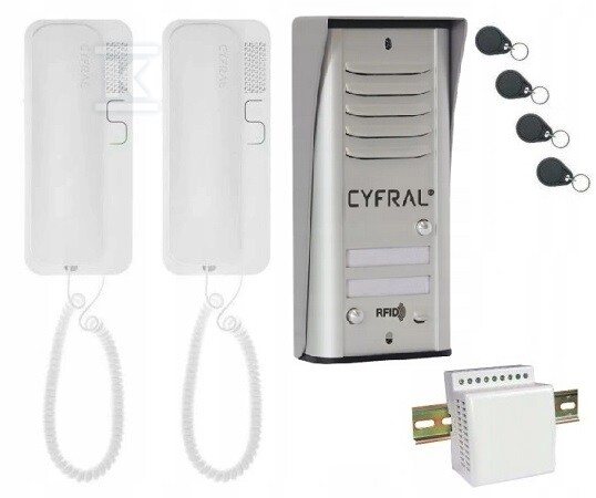 Domofon ~Cyfral~ 'Cosmo' zestaw - C41A276