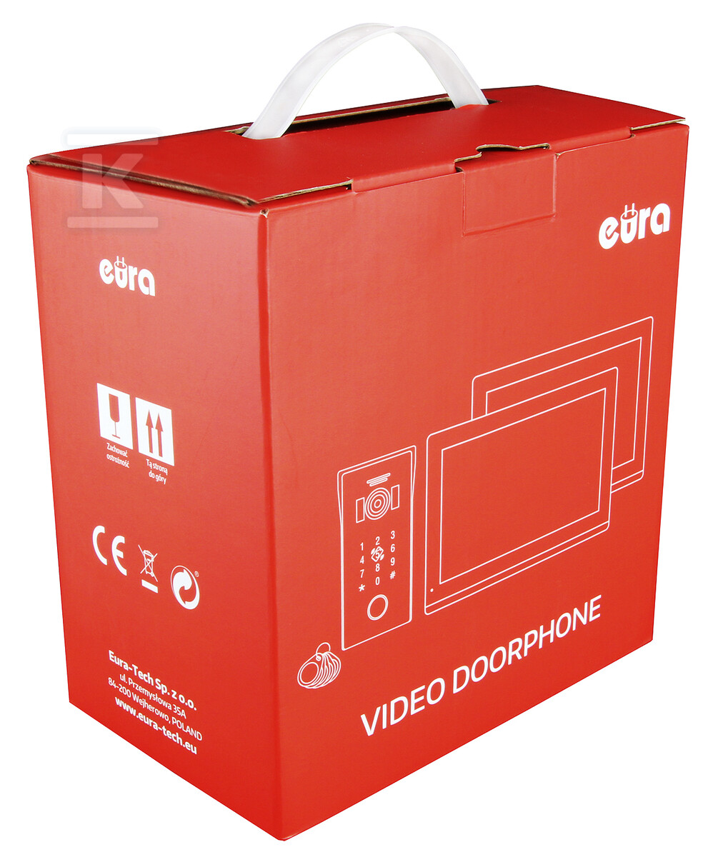 Wideodomofon "EURA" VDP-80C5 - - C51A181