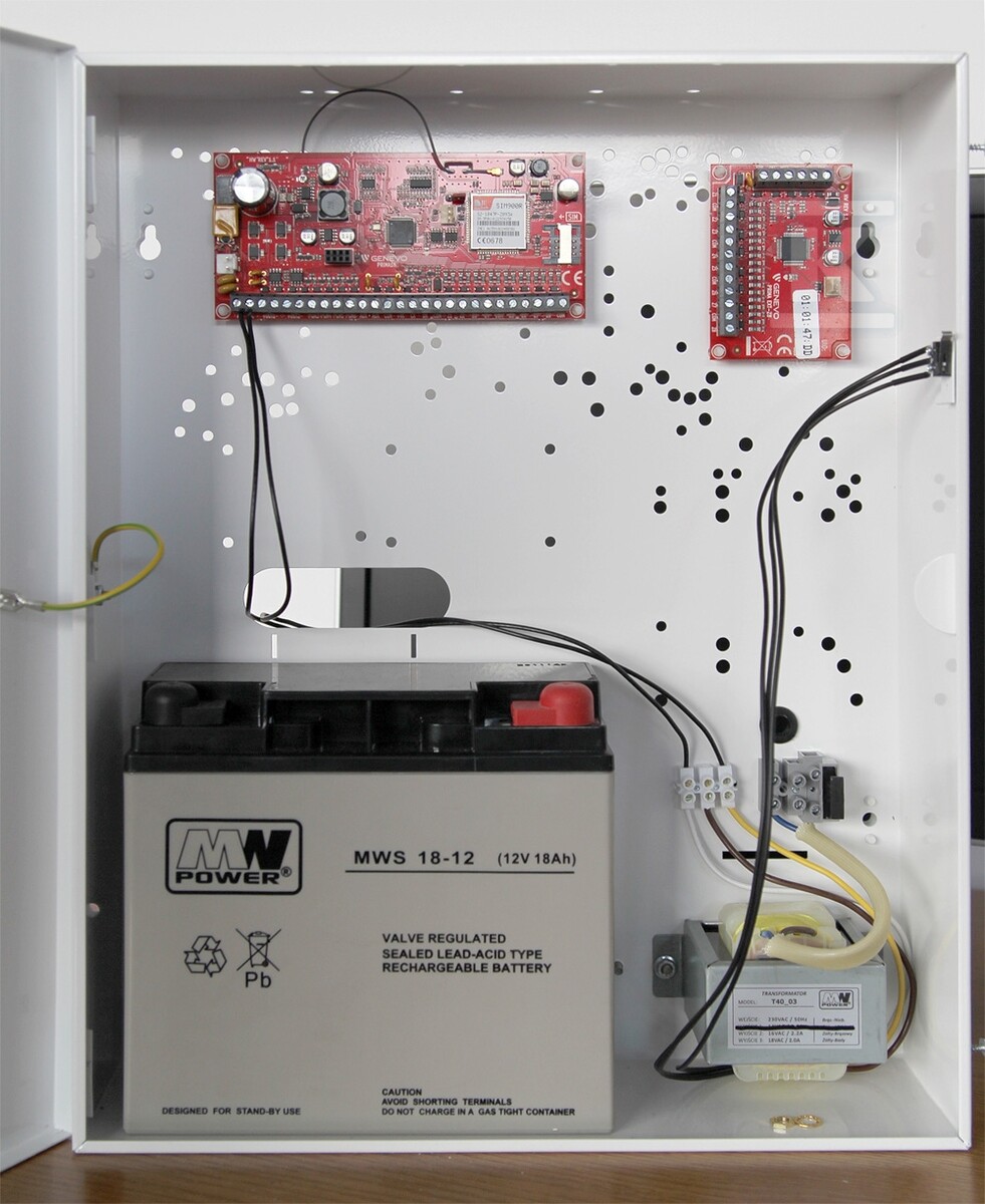 Zestaw "GENEVO" PRiMA16QSET centrala - C61C203