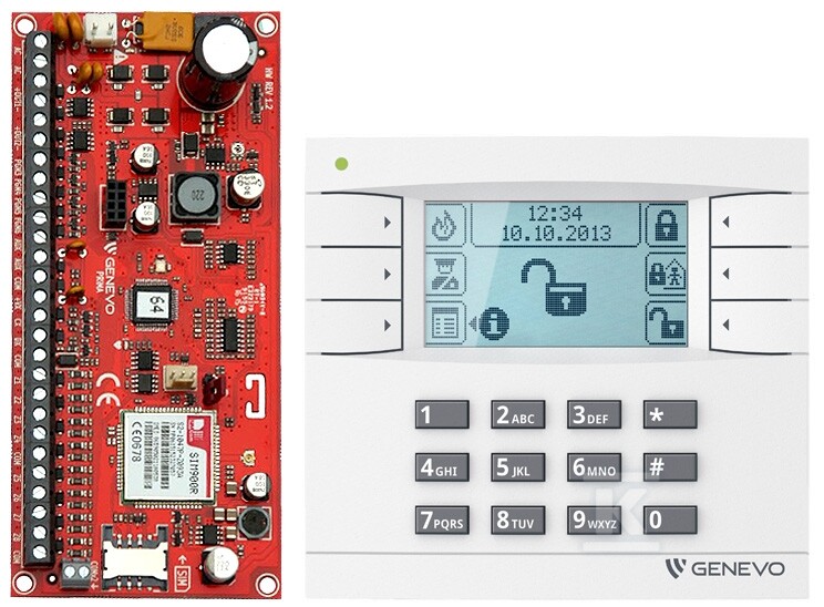 Zestaw "GENEVO" PRiMA64QSET centrala - C61C205