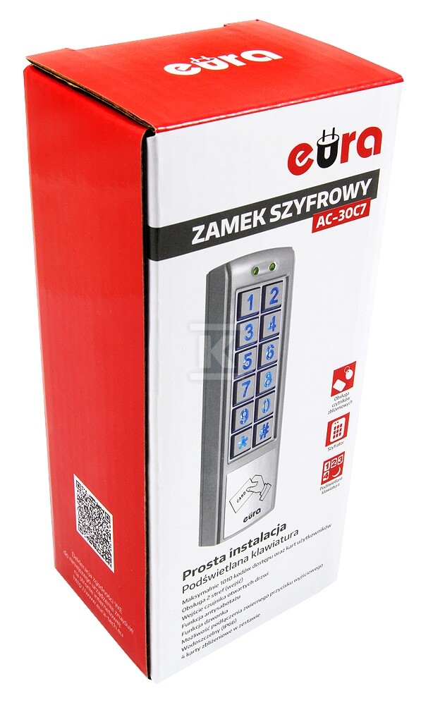 Zamek szyfrowy "EURA" AC-30C7 - 2 - C71A730