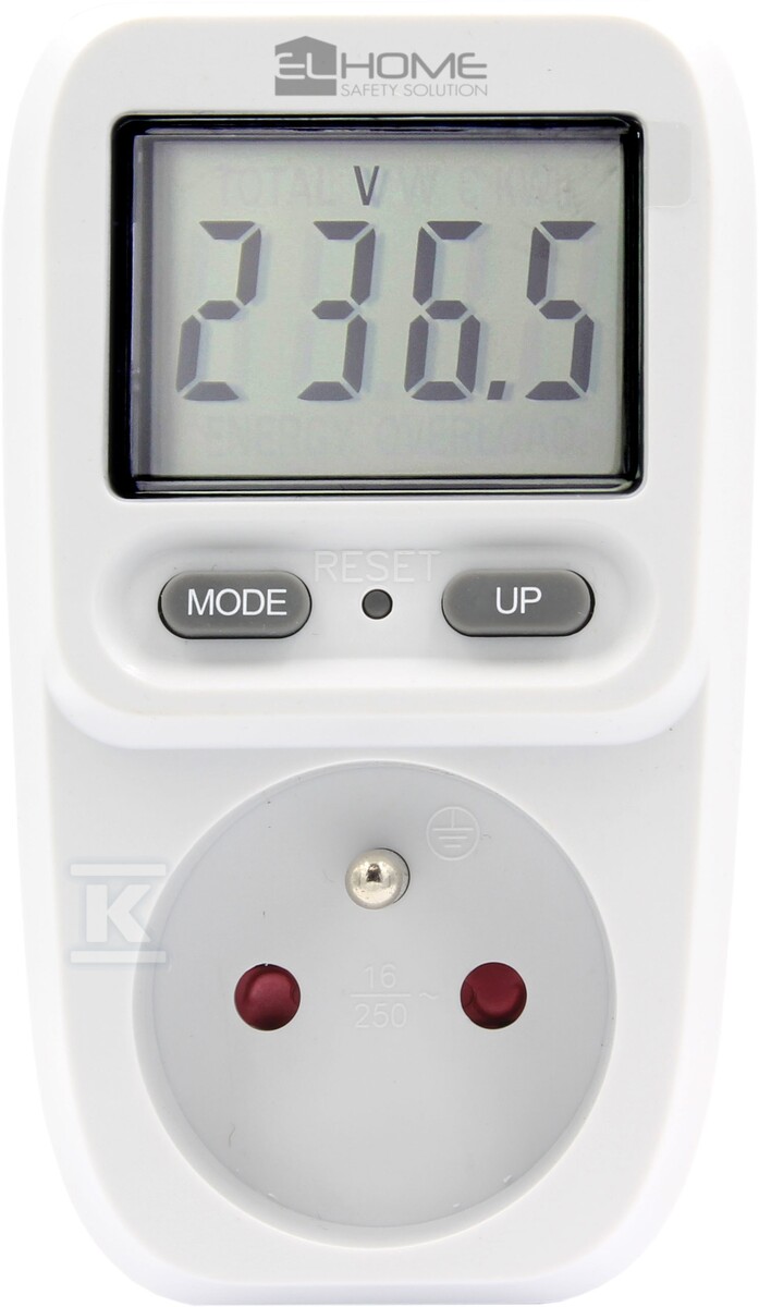 Watomierz "EL HOME" PM-01C8 - AC 230V - C81H100
