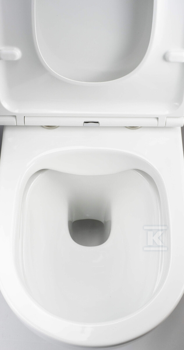 Унітаз підвісний без обідка Round + - CGRD6ZPW