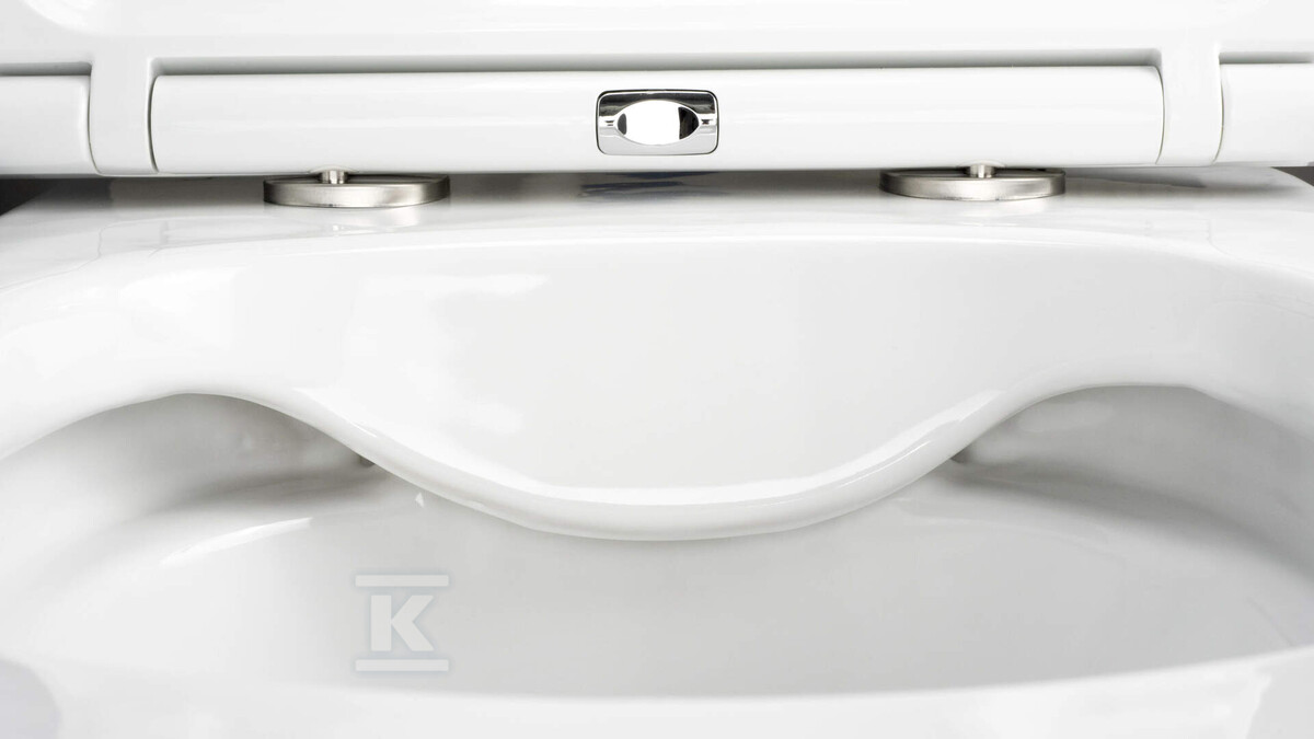 Унітаз підвісний без обідка Round + - CGRD6ZPW