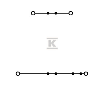 Двоярусний клемник, з кнопками, клемник - 2202-2202