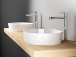 Bateria chrom umywalkowa PURI stojąca 310 mm bez korka PU 015.00