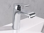 Bateria chrom umywalkowa FLAT stojąca 150 mm bez korka FL 014.00