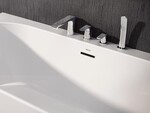 Bateria chrom wannowa stojąca FLAT czterootworowa FL 026.00