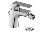 Bateria chrom bidetowa FLAT stojąca z korkiem FL 055.00
