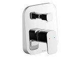 Bateria chrom podtynkowa 10° FREE z przełącznikiem TD F 061.00