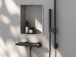 Bateria czarna prysznicowa PURI PU 032.20/150