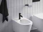 Bateria czarna bidetowa PURI stojąca PU 055.20