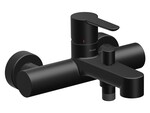 Bateria czarna wannowa PURI naścienna PU 022.21/150 mm
