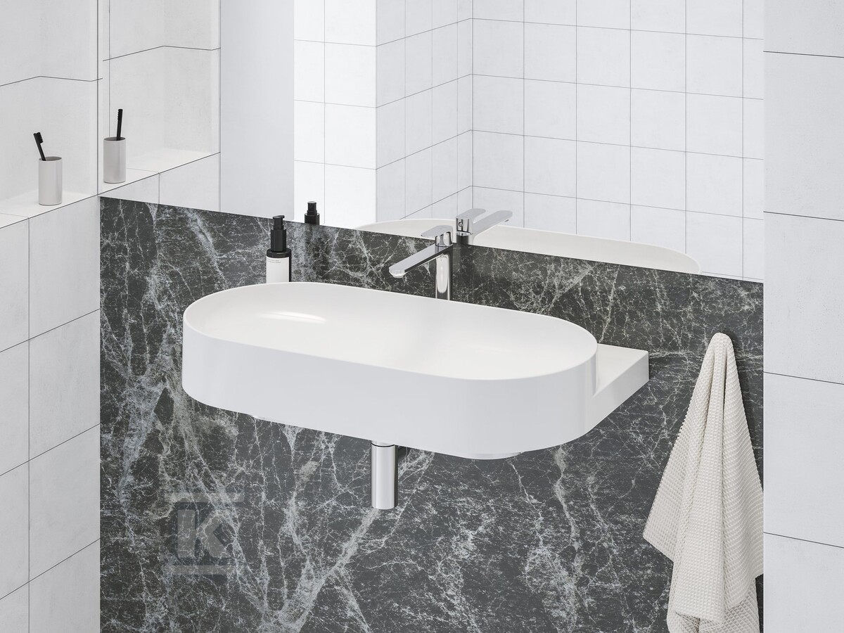 Bateria umywalkowa chrom, stojąca 220 - X070384