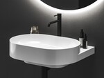 Bateria umywalkowa czarny mat stojąca 250 mm bez korka ES 014.20BM