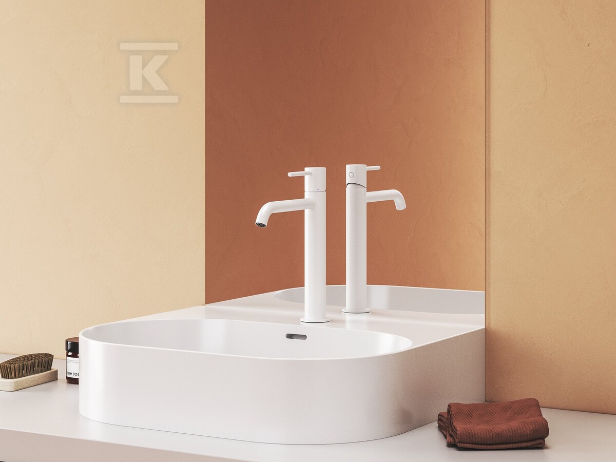 Bateria umywalkowa biały mat, stojąca - X070400