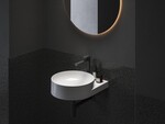 Bateria umywalkowa czarny mat, stojąca BeCool 220 mm, bez korka EL 014.21BM