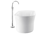 Bateria wannowa podłogowa, chrom FM 080.00CR.RB07A