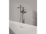 Bateria wannowa podłogowa, chrom FL 080.00CR.RB07A