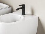 Bateria bidetowa stojąca CHROME, bez korka, czarna CR II 056.20BL