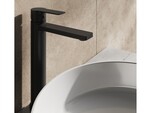 Bateria umywalkowa stojąca, 290mm, bez korka, czarna SL 015.20BL