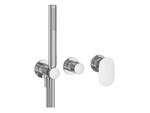 Bateria podtynkowa, dwudrożna, kompletna, chrom SG 065.00CR.O2+S