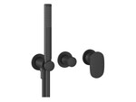 Bateria podtynkowa, dwudrożna, kompletna, czarna SG 065.20BL.O2+S