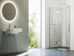 Drzwi prysznicowe COSD2-100 chrom, szkło Transparent