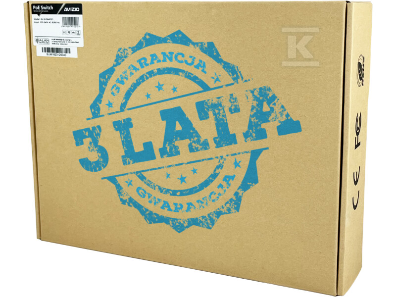 Некерований комутатор (switch) 18xRJ45 - AV-SU16MP2G