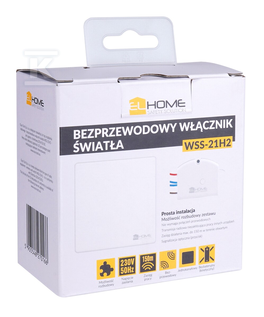 Bezbateryjny włącznik radiowy z - H21H121