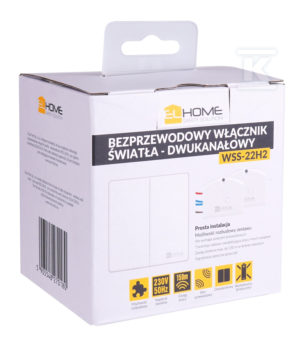 Bezbateryjny włącznik radiowy z - H21H122