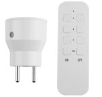 Gniazdo sterowane radiowo "EL HOME" RCS-50H6 - białe, AC 230V/ 50Hz, 433,92 MHz, 10A, IP20, Typ E, zasięg do 40m
